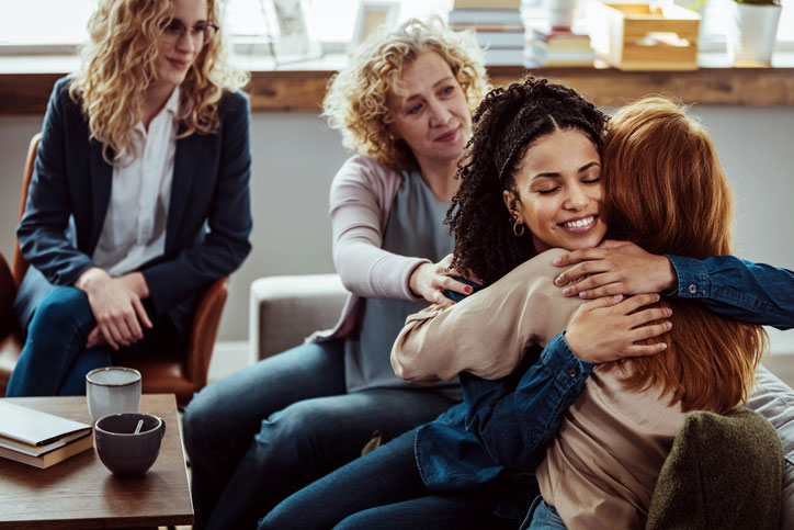 group in embrace