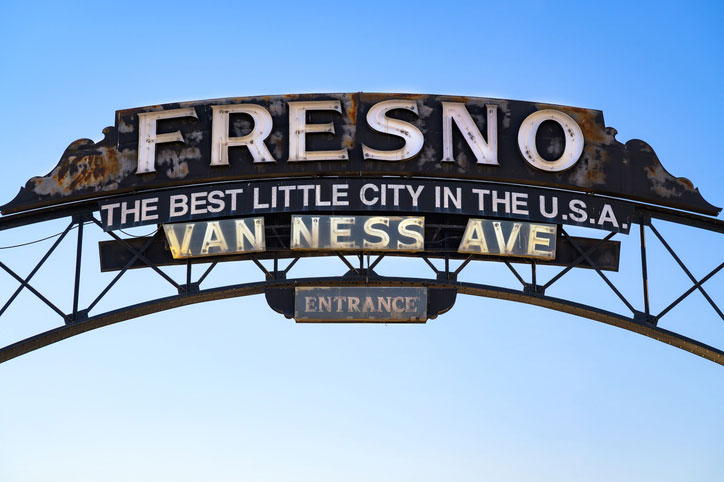 fresno welcome sign